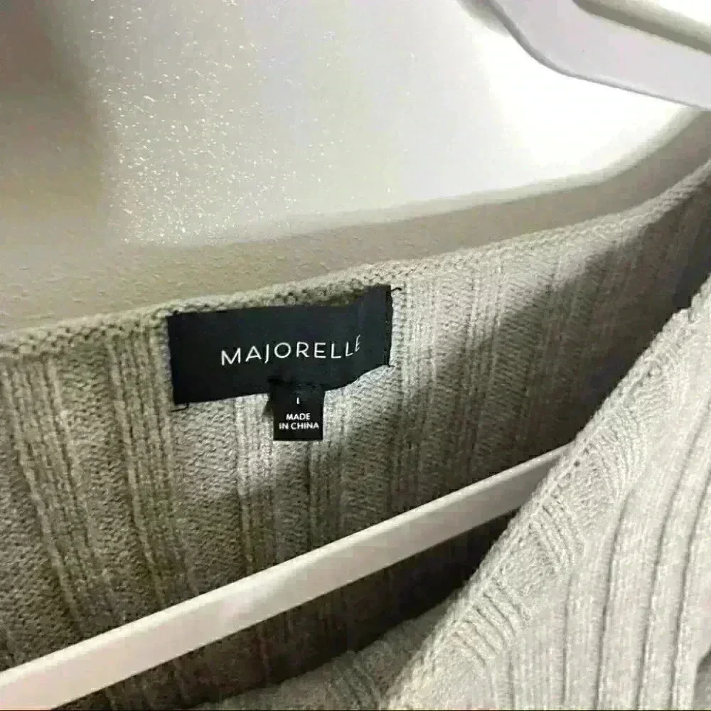 NWT Majorelle Saralyn Cropped Light Gray Sweater